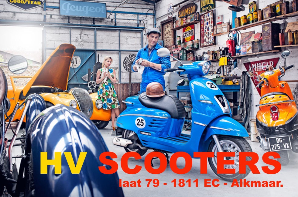 Wij rijden ook op Peugeot scooters