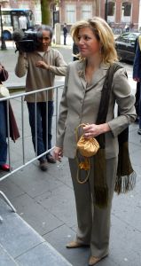 12-04-2005 MAXIMA  BIJ INAUGURELE REDE HOOGLERAAR PRINCE CLAUS 2004-2005 TE UTRECHT.
FOTO; ALBERT DEN ISEGER