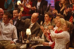 23-04-2006 SHOWBIZZ; 4de RONDE VAN DANCING WITH THE STARS LIVE IN STUDIO 24 TE HILVERSUM. Deze ronde was de swingende samba en de weense wals aan de orde. Vanavond live op tv  de uitslag en de grote vraag is natuurlijk wie komt er volgende week niet meer terug in the Ballroom van studio 24.
foto: Albert den Iseger
