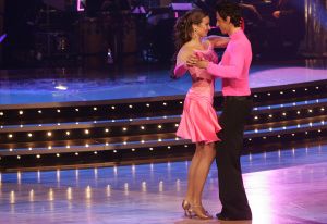 23-04-2006 SHOWBIZZ; 4de RONDE VAN DANCING WITH THE STARS LIVE IN STUDIO 24 TE HILVERSUM. Deze ronde was de swingende samba en de weense wals aan de orde. Vanavond live op tv  de uitslag en de grote vraag is natuurlijk wie komt er volgende week niet meer terug in the Ballroom van studio 24.
foto: Albert den Iseger