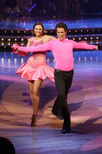 23-04-2006 SHOWBIZZ; 4de RONDE VAN DANCING WITH THE STARS LIVE IN STUDIO 24 TE HILVERSUM. Deze ronde was de swingende samba en de weense wals aan de orde. Vanavond live op tv  de uitslag en de grote vraag is natuurlijk wie komt er volgende week niet meer terug in the Ballroom van studio 24.
foto: Albert den Iseger