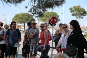 30-04-2014 SHOWBIZZ; FRANS_MARISKA EN DORUS BAUER IN MONTE CARLO MET 104 FANS.
foto: Albert den Iseger
