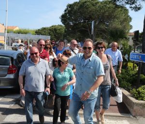 30-04-2014 SHOWBIZZ; FRANS_MARISKA EN DORUS BAUER IN MONTE CARLO MET 104 FANS.
foto: Albert den Iseger