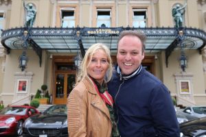 30-04-2014 SHOWBIZZ; FRANS_MARISKA EN DORUS BAUER IN MONTE CARLO MET 104 FANS.
foto: Albert den Iseger