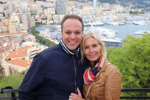 30-04-2014 SHOWBIZZ; FRANS_MARISKA EN DORUS BAUER IN MONTE CARLO MET 104 FANS.
foto: Albert den Iseger