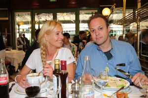 30-04-2014 SHOWBIZZ; FRANS_MARISKA EN DORUS BAUER IN MONTE CARLO MET 104 FANS.
foto: Albert den Iseger