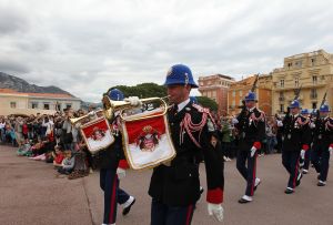 30-04-2014 SHOWBIZZ; FRANS_MARISKA EN DORUS BAUER IN MONTE CARLO MET 104 FANS.
foto: Albert den Iseger