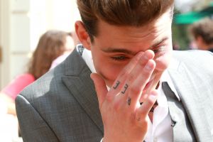 09-04-2016 SHOWBIZZ; DOUWE BOB TIJDENS PERSPRESENTATIE VAN EUROVISION IN HET VONDELPARK. 24 Landen-Deelnemers waren aanwezig en zouden in de Melkweg een concert geven.
foto: Albert den Iseger 