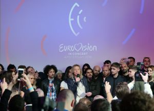 09-04-2016 SHOWBIZZ; DOUWE BOB TIJDENS PERSPRESENTATIE VAN EUROVISION IN HET VONDELPARK. 24 Landen-Deelnemers waren aanwezig en zouden in de Melkweg een concert geven.
foto: Albert den Iseger 