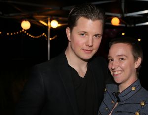 13-04-2019 SHOWBIZZ; HANS KLOK NEEMT AFSCHEID VAN VRIENDEN EN FAMILIE MET FEESTJE IN BLOEMENDAAL, NU NAAR LAS VEGAS. Hans en zijn partner Dann gaan binnenkort naar Las Vegas, een nieuwe toekomst en een nieuwe uitdaging. foto: Albert den Iseger