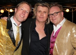 13-04-2019 SHOWBIZZ; HANS KLOK NEEMT AFSCHEID VAN VRIENDEN EN FAMILIE MET FEESTJE IN BLOEMENDAAL, NU NAAR LAS VEGAS. Hans en zijn partner Dann gaan binnenkort naar Las Vegas, een nieuwe toekomst en een nieuwe uitdaging. foto: Albert den Iseger