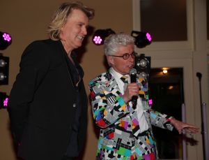 13-04-2019 SHOWBIZZ; HANS KLOK NEEMT AFSCHEID VAN VRIENDEN EN FAMILIE MET FEESTJE IN BLOEMENDAAL, NU NAAR LAS VEGAS. Hans en zijn partner Dann gaan binnenkort naar Las Vegas, een nieuwe toekomst en een nieuwe uitdaging. foto: Albert den Iseger