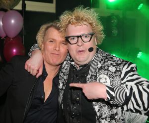 13-04-2019 SHOWBIZZ; HANS KLOK NEEMT AFSCHEID VAN VRIENDEN EN FAMILIE MET FEESTJE IN BLOEMENDAAL, NU NAAR LAS VEGAS. Hans en zijn partner Dann gaan binnenkort naar Las Vegas, een nieuwe toekomst en een nieuwe uitdaging. foto: Albert den Iseger
