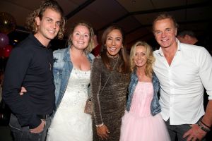 13-04-2019 SHOWBIZZ; HANS KLOK NEEMT AFSCHEID VAN VRIENDEN EN FAMILIE MET FEESTJE IN BLOEMENDAAL, NU NAAR LAS VEGAS. Hans en zijn partner Dann gaan binnenkort naar Las Vegas, een nieuwe toekomst en een nieuwe uitdaging. foto: Albert den Iseger