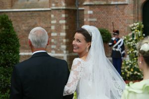 27-08-2005 ACTUEEL; HUWELIJK VAN PRINS PIETER-CHRISTIAAN EN ANITA VAN EIJK TE NOORDWIJK.Bijna de gehele koninglijke familie,vrienden en familie waren getuigen van een prachtig huwelijk in de Grote St.Jeroenskerk te Noordwijk. 
foto:Albert den Iseger.