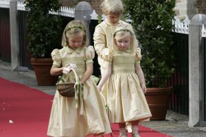 27-08-2005 ACTUEEL; HUWELIJK VAN PRINS PIETER-CHRISTIAAN EN ANITA VAN EIJK TE NOORDWIJK.Bijna de gehele koninglijke familie,vrienden en familie waren getuigen van een prachtig huwelijk in de Grote St.Jeroenskerk te Noordwijk. 
foto:Albert den Iseger.