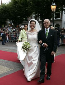 27-08-2005 ACTUEEL; HUWELIJK VAN PRINS PIETER-CHRISTIAAN EN ANITA VAN EIJK TE NOORDWIJK.Bijna de gehele koninglijke familie,vrienden en familie waren getuigen van een prachtig huwelijk in de Grote St.Jeroenskerk te Noordwijk. 
foto:Albert den Iseger.