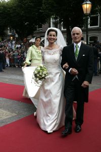 27-08-2005 ACTUEEL; HUWELIJK VAN PRINS PIETER-CHRISTIAAN EN ANITA VAN EIJK TE NOORDWIJK.Bijna de gehele koninglijke familie,vrienden en familie waren getuigen van een prachtig huwelijk in de Grote St.Jeroenskerk te Noordwijk. 
foto:Albert den Iseger.
