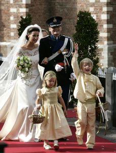 27-08-2005 ACTUEEL; HUWELIJK VAN PRINS PIETER-CHRISTIAAN EN ANITA VAN EIJK TE NOORDWIJK.Bijna de gehele koninglijke familie,vrienden en familie waren getuigen van een prachtig huwelijk in de Grote St.Jeroenskerk te Noordwijk. 
foto:Albert den Iseger.