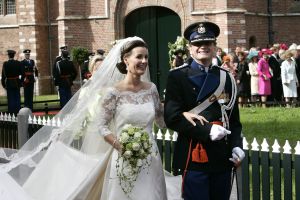 27-08-2005 ACTUEEL; HUWELIJK VAN PRINS PIETER-CHRISTIAAN EN ANITA VAN EIJK TE NOORDWIJK.Bijna de gehele koninglijke familie,vrienden en familie waren getuigen van een prachtig huwelijk in de Grote St.Jeroenskerk te Noordwijk. 
foto:Albert den Iseger.