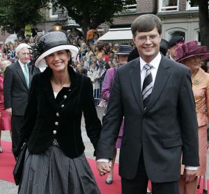 27-08-2005 ACTUEEL; HUWELIJK VAN PRINS PIETER-CHRISTIAAN EN ANITA VAN EIJK TE NOORDWIJK.Bijna de gehele koninglijke familie,vrienden en familie waren getuigen van een prachtig huwelijk in de Grote St.Jeroenskerk te Noordwijk. 
foto:Albert den Iseger.