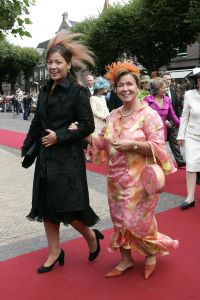 27-08-2005 ACTUEEL; HUWELIJK VAN PRINS PIETER-CHRISTIAAN EN ANITA VAN EIJK TE NOORDWIJK.Bijna de gehele koninglijke familie,vrienden en familie waren getuigen van een prachtig huwelijk in de Grote St.Jeroenskerk te Noordwijk. 
foto:Albert den Iseger.