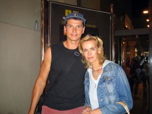 16-08-2005 SHOWBIZZ; DAPHNE DEKKERS EN RICHARD  HEERLIJK OP VAKANTIE IN MARBELLA. Daphne die ik tegenkwam in het vliegtuig ging weer terug naar haar Richard in Marbella. Zij hebben daar een prachtig huis gekocht en zullen daar een maand lang heerlijk vakantie vieren.
Foto: Albert den Iseger.