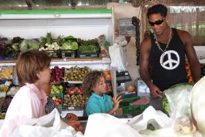 05-08-2007 SHOWBIZZ; IBIZA IS THE PLACE TO BE. Vele bekende kwam ik weer tegen op Ibiza oa. Gerard Joling em Wino en zijn gezin, Marco Borsato en zijn gezin, Patty Brard, Patrick Kluivert en vriendin Rossana Lima en gezin en Ruud de Wild en zijn aanstaande vrouw. 
foto: Albert den Iseger.