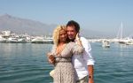 07-08-2008 SHOWBIZZ; RONNEY ROSENBAUM EN TATJANA SIMIC EEN VERLIEFD PAAR DIE HOPEN ALSNOG OP EEN LIEFDESBABY. Wij waren op visite bij het verliefde paar in Marbella en genoten van hun gastvrijheid en hun oprechte verhaal dat deze week in uw weekblad Prive word gepubliceerd.
foto: Albert den Iseger.