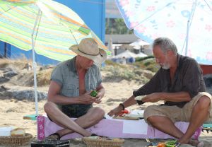 19-08-2010 SHOWBIZZ; DE ZOMER VOORBIJ MET JAN SMIT  NICK&SIMON EN DE 3 JS. Op het Griekse Kreta waren de opname s voor het Tros programma Jan Smit de Zomer Voorbij. Het was vooral dolle pret en veel muziek aan boord van de gehuurde drie master. Diverse gasten werden ingevlogen en maakten deel uit van het zomerse Volendamse gevoel wat ze echter niet gauw meer zullen vergeten. Deze week het zomerse Griekse verhaal in weekblad Prive. De zomer voorbij met Jan Smit en zijn muzikale vrienden is vanaf 12 September te zien bij de Tros.
foto: Albert den Iseger