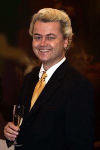 9-12-2005 SHOWBIZZ: BORIS VAN ZONNEVELD ONTMOET GEERT WILDERS. Boris heeft een  gesprek met Geert Wilders in Den Haag.
foto: Albert den Iseger.
