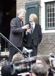 06-12-2005 SHOWBIZZ: HUWELIJK VAN ROBERT LONG EN KRISTOF RUTSAERT IN BAARLE NASSAU.
foto: Albert den Iseger