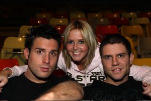 19-12-2007 SHOWBIZZ; GTST- s STERREN CAROLINE EN ERIK DOEN ZAAGACT IN HET KERSTCIRCUS. Caroline de Bruijn en Erik de Vogel zijn eerste kerstdag te zien bij de Tros in een spectaculaire zaagact waar Erik door Caroline door midden word gezaagd. Dit alles onder leiding van Jan Rouwen die dit soort magische acts doet in Duitsland.Dit alles staat in het teken voor het goede doel Kidsrights. 
foto: Albert den Iseger
