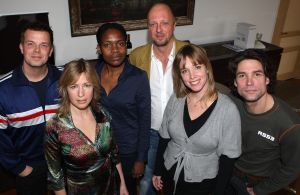 20-12-2008 SHOWBIZZ; PERS PRESENTATIE VAN SUZANNE EN DE MANNEN. Een nieuwe soap serie van de NCRV die volgend jaar op de tv komt met oa. Daniel Boissevain en Nienke Romer de serie is geschreven door Haye van der Heyden.
foto: Albert den Iseger.