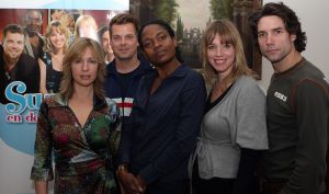 20-12-2008 SHOWBIZZ; PERS PRESENTATIE VAN SUZANNE EN DE MANNEN. Een nieuwe soap serie van de NCRV die volgend jaar op de tv komt met oa. Daniel Boissevain en Nienke Romer de serie is geschreven door Haye van der Heyden.
foto: Albert den Iseger.