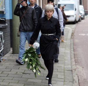 15-11-2008 SHOWBIZZ: WIK JONGSMA BEGRAVEN IN SCHEVENINGEN.
foto: Albert den Iseger
