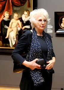 15-12-2013 SHOWBIZZ; ADELE BLOEMENDAAL IS DOL OP DE OUDE MEESTERS. Hartewens van Adele is vervuld door weekblad Prive. Helemaal alleen op bezoek bij de Oude Meesters in het Rijksmuseum te Amsterdam.
foto: Albert den Iseger.