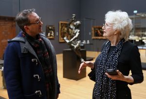 15-12-2013 SHOWBIZZ; ADELE BLOEMENDAAL IS DOL OP DE OUDE MEESTERS. Hartewens van Adele is vervuld door weekblad Prive. Helemaal alleen op bezoek bij de Oude Meesters in het Rijksmuseum te Amsterdam.
foto: Albert den Iseger.