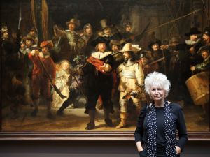 15-12-2013 SHOWBIZZ; ADELE BLOEMENDAAL IS DOL OP DE OUDE MEESTERS. Hartewens van Adele is vervuld door weekblad Prive. Helemaal alleen op bezoek bij de Oude Meesters in het Rijksmuseum te Amsterdam.
foto: Albert den Iseger.