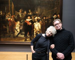 15-12-2013 SHOWBIZZ; ADELE BLOEMENDAAL IS DOL OP DE OUDE MEESTERS. Hartewens van Adele is vervuld door weekblad Prive. Helemaal alleen op bezoek bij de Oude Meesters in het Rijksmuseum te Amsterdam.
foto: Albert den Iseger.