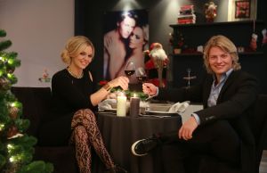 24-12-2013 SHOWBIZZ; THOMAS-MYRTHE EN JACK BERGE VIEREN VOOR HET EERST SAMEN KERST.
foto: Albert den Iseger