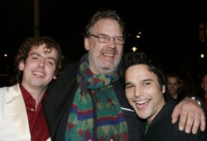 31-01-2005 SHOWBIZZ; PREMIERE VAN FILM VET HARD IN PALTHE AMSTERDAM.JACK WOUTERSE EN TIM OLIEHOEK
FOTO; ALBERT DEN ISEGER
