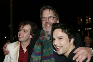 31-01-2005 SHOWBIZZ; PREMIERE VAN FILM VET HARD IN PALTHE AMSTERDAM.CAST VAN DE FILM J ACK WOUTERSE EN TIM OLIEHOEK
FOTO; ALBERT DEN ISEGER