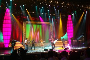 13-02-2005 SHOWBIZZ; FINALE VAN HET NATIONAAL SONGFESTIVAL TE AMSTERDAM.  JOHNNY ROSENBERG
FOTO; ALBERT DEN ISEGER