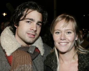 31-01-2005 SHOWBIZZ; PREMIERE VAN FILM VET HARD IN PALTHE AMSTERDAM.LIESBETH KAMERLING EN MAN
FOTO; ALBERT DEN ISEGER