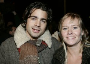 31-01-2005 SHOWBIZZ; PREMIERE VAN FILM VET HARD IN PALTHE AMSTERDAM.LIESBETH KAMERLING EN HAAR MAN
FOTO; ALBERT DEN ISEGER