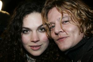 31-01-2005 SHOWBIZZ; PREMIERE VAN FILM VET HARD IN PALTHE AMSTERDAM.TYGO GERNANDT EN ANNA DRIJVER
FOTO; ALBERT DEN ISEGER