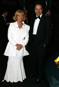 25-09-2003 SHOWBIZZ; UITREIKING VAN ACADEMY AWARDS 2003.STUDIO 21 TE HILVERSUM. WILLEKE ALBERTI MET VRIEND
FOTO; ALBERT DEN ISEGER
