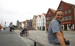 02-09-2006 SHOWBIZZ; MET FRANS BAUER MEE NAAR NOORWEGEN VOOR DVD OPNAMES.
foto: Albert den Iseger