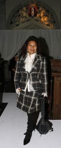 01-02-2007 SHOWBIZZ; ERNY VAN REIJMERSDAL PRESENTEERDE NIEUWE COLLECTIE BAROK MET SEKS. Dat was een van de uitspraken van Erny zelf, maar het was echt anders de Westerkerk en zijn 700 bezoekers genoten van de heerlijke oprechte mode van Erny. Prachtige sexy mode sierde de witte catwalk en de modellen, het was echt allemaal een maatje meer, geen broodmagere modellen meer bij Erny. Vele bekenden genoten van een prachtige modeshow en na afloop van een goed glas champagne. Fred Brouwer de financieele man achter Erny gaat in een nog sneller tempo heel Nederland voorzien van Erny van Reijmersdal winkels. 
foto: Albert den Iseger.